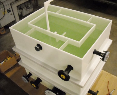 fabricated plastic tank