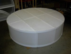 fabricated plastic tank