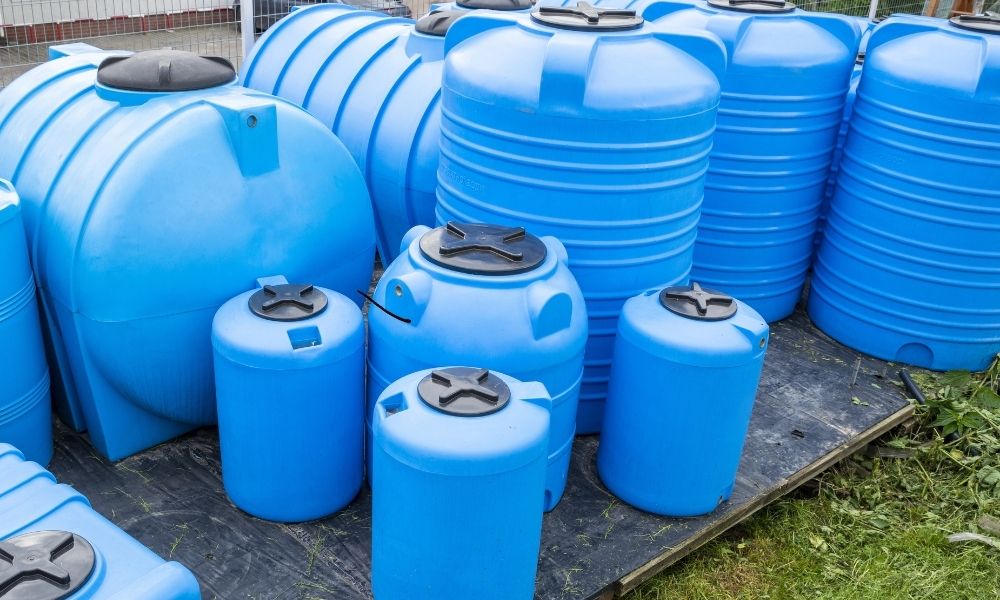 Water storage tanks