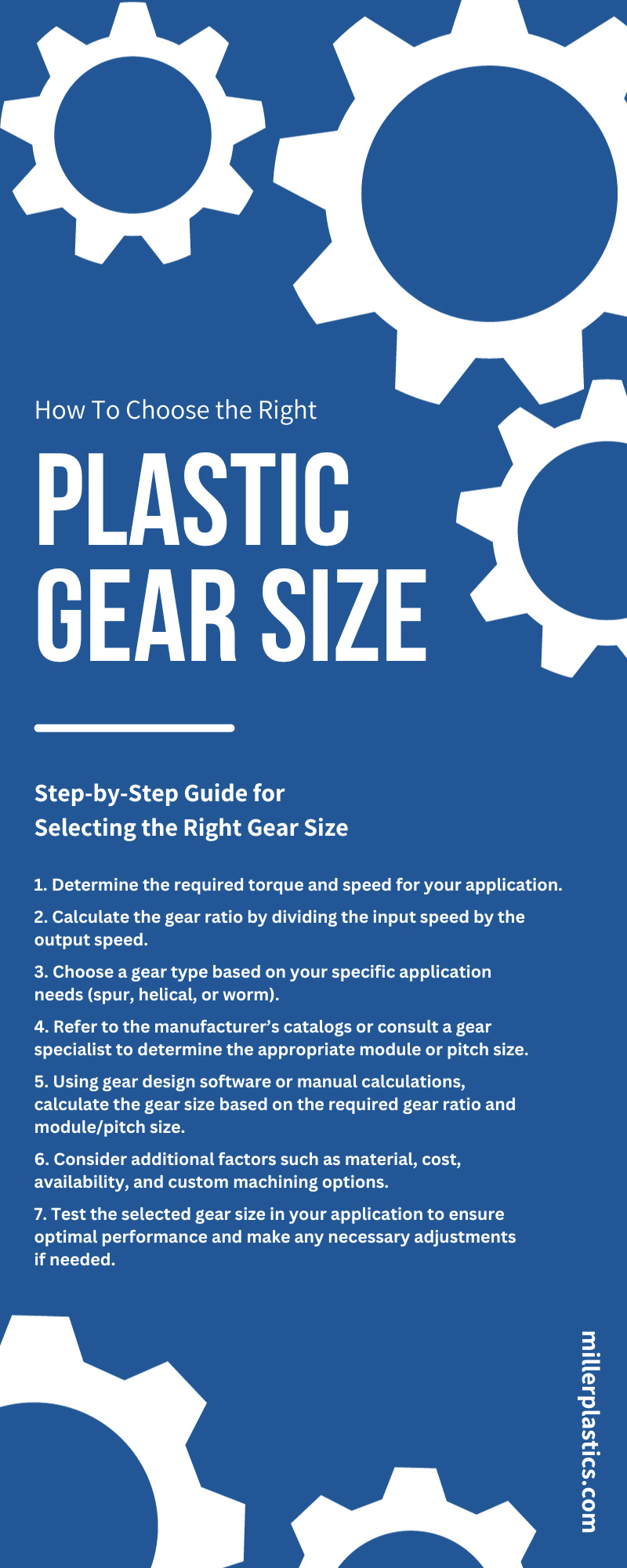 How To Choose the Right Plastic Gear Size