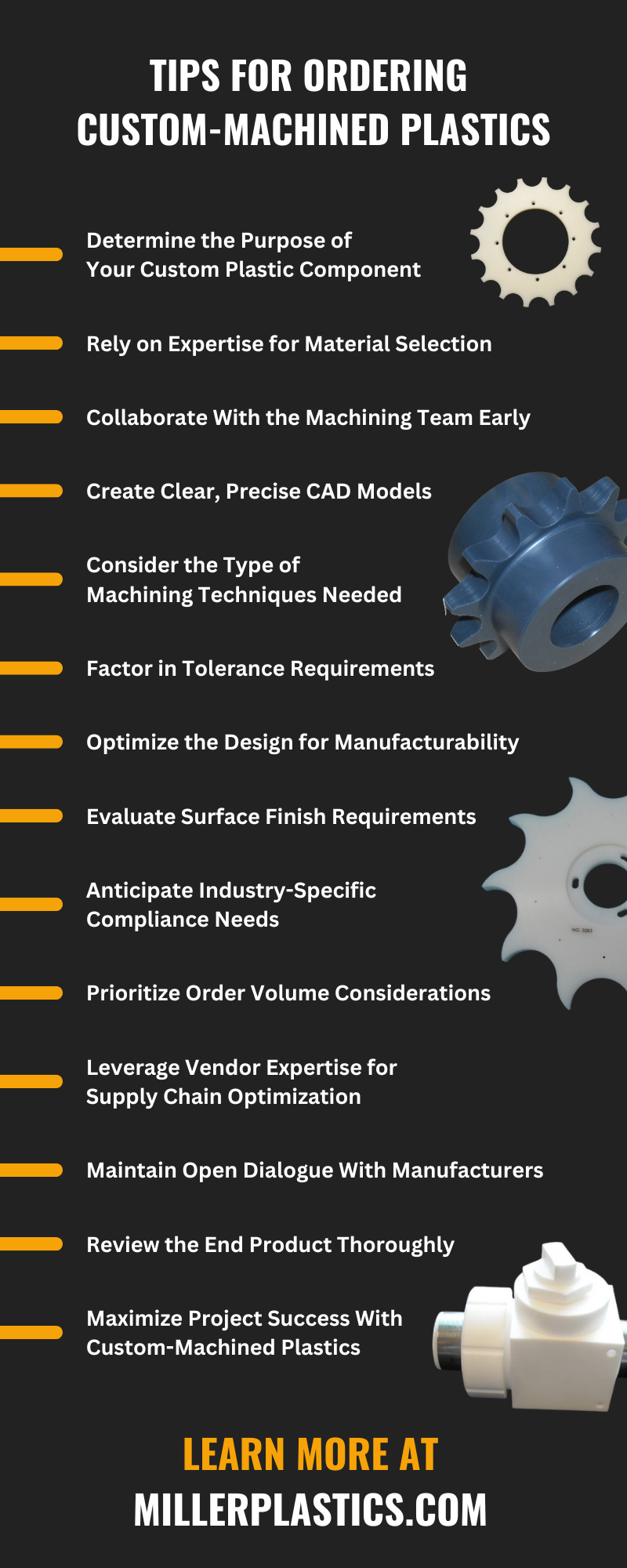 Tips for Ordering Custom-Machined Plastics